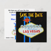 The Date La Save de l'Invitation de Las Vegas (Devant / Derrière)