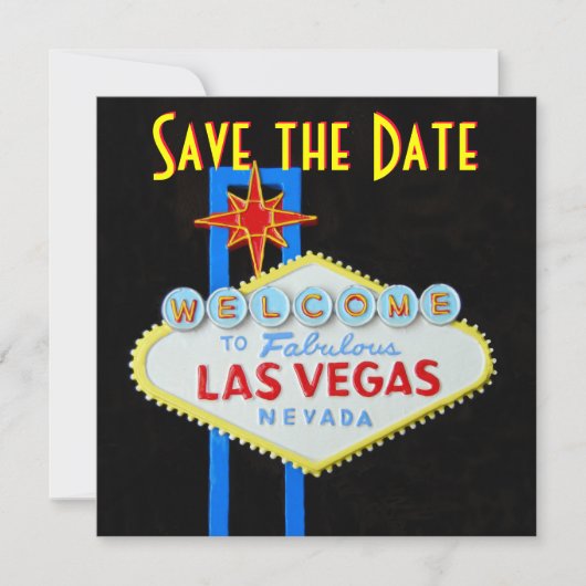 The Date La Save de l'Invitation de Las Vegas (Devant)