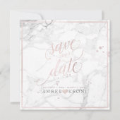 The Date PixDezines SAVE DATE|BLUSH PINK FUN SCRIPT+MARBLE (Devant)