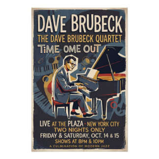 The Dave Brubeck Quartet Perfect Poster