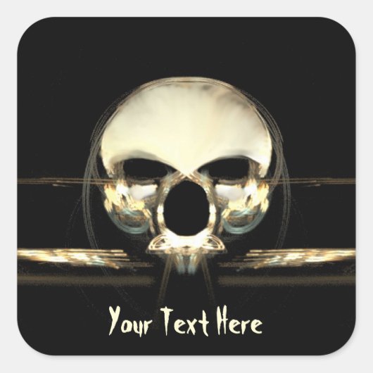 The Dawn of Man Vierkante Sticker (Voorkant)