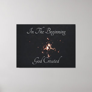 The Dawn of Time on a Canvas Afdruk