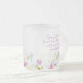 Thé de café en verre givré Mug (Devant droit)