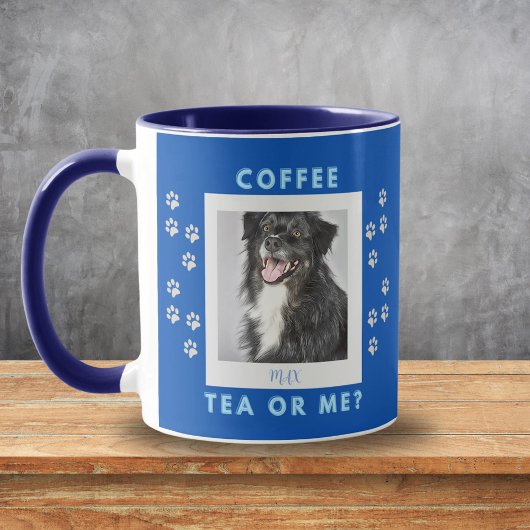 Thé De Café Ou Moi Personnalisé Photo Mug