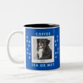 Thé De Café Ou Moi Personnalisé Photo Mug (Gauche)