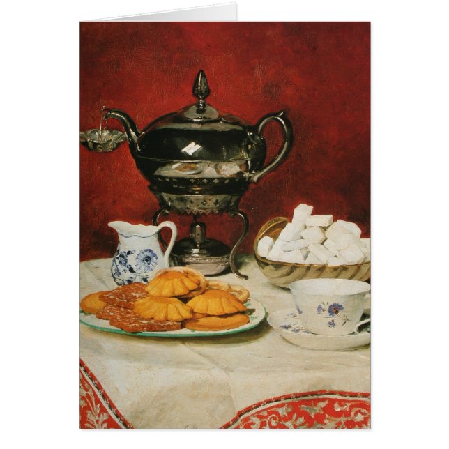 Thé de la vie et petits pains toujours de fonte - (Devant)