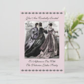 Thé de l'après-midi - Invitation (Personnaliser) (Debout devant)