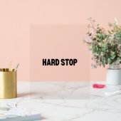 The Dead-End Block | Hard Stop Acrylic (Mariage)