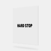 The Dead-End Block | Hard Stop Acrylic (Angle)