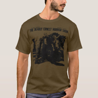 The Deadly Ernest Horror Show 80s UK Fright Night T-shirt