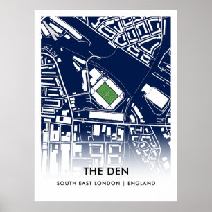 The Den Poster - Thuisbasis van Millwall FC