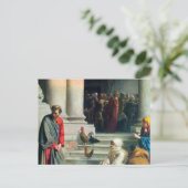 The Denial of Peter by Carl Bloch Briefkaart (Staand voorkant)