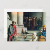 The Denial of Peter by Carl Bloch Briefkaart (Voorkant / Achterkant)