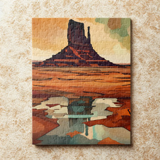 The Desert Monument Landscape  Legpuzzel