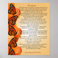 "The Desiderata" met Monarch-vlinders