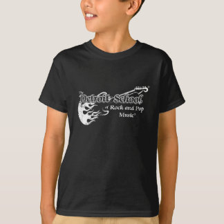 The Detroit School of Rock and Pop Black Grunge T-shirt