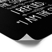 The Devil Whispered You Cannot Withstand The Self- Poster (Hoek)