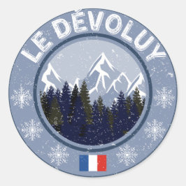 The Devoluy Station Ronde Sticker