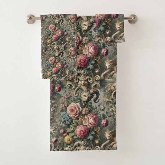 The Devourer of Bloom & Bone - Gotisch Victoriaans Bad Handdoek (Insitu)