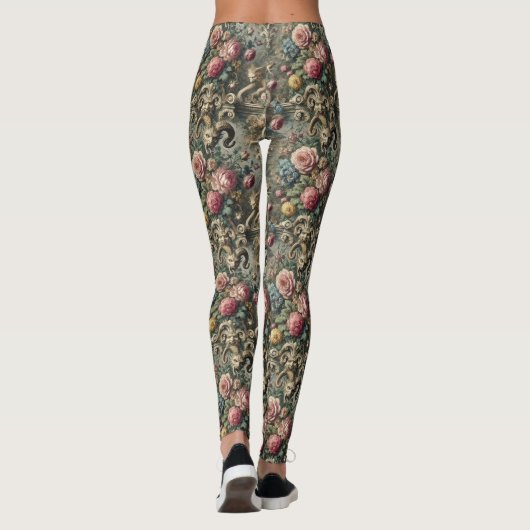 The Devourer of Bloom & Bone - Gotisch Victoriaans Leggings (Achterkant)