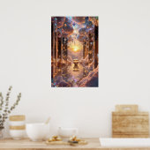 The Diamond Lounge: Where Infinity Meets Luxury Poster (Keuken)