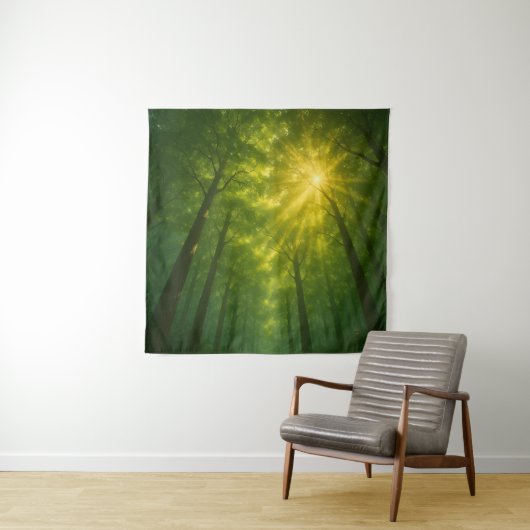 The Divine Light Path: Cathedral of the Emerald Fo Wandkleed (In situ)