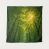 The Divine Light Path: Cathedral of the Emerald Fo Wandkleed (Voorkant)