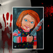 The Doll Painting by Alfred Fox Canvas Afdruk