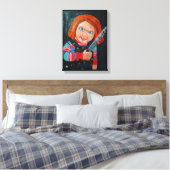 The Doll Painting by Alfred Fox Canvas Afdruk (Insitu (Slaapkamer))