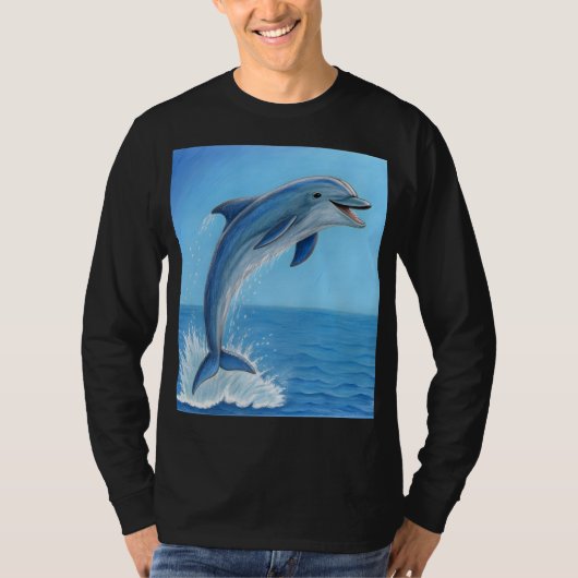 The Dolphin’s Silent Dance T-shirt (Voorkant)