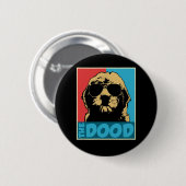 the dood ronde button 5,7 cm (Voorkant /achterkant)