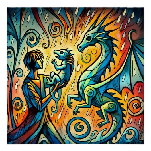 the dragon keeper perfect poster (Voorkant)