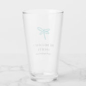 The Dragonfly Society Pint Glass Glas (Achterkant)