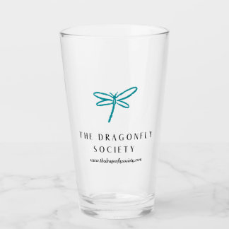 The Dragonfly Society Pint Glass Glas