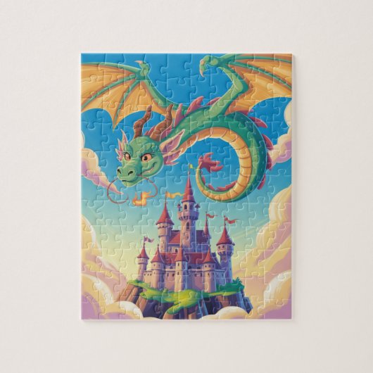 The dragons Castle Puzzle Legpuzzel (Verticaal)