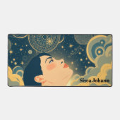 The Dreamer Surrealist Gold Accents  (Recto)