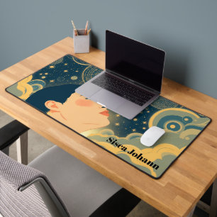 The Dreamer Surrealistische Gouden Accenten Bureaumat