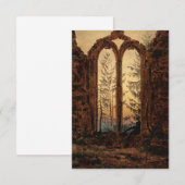 The Dreamweaver (door Caspar David Friedrich) Kaar (Voorkant / Achterkant)