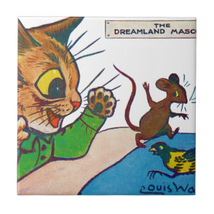 The Dreamweaver Mascot, Louis Wain Tegeltje