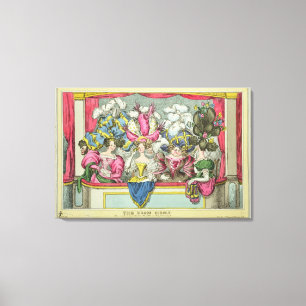 The Dress Circle, gepubliceerd door Thomas McLean, Canvas Afdruk