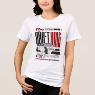 The Drift King - Meester van het ondergrondse race Tri-Blend Shirt