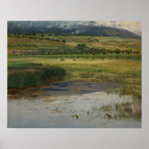 The Drowned Pond, 1887 (olie op canvas) Poster