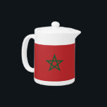 Thé du drapeau marocain<br><div class="desc">Ajoutez une touche de fierté marocaine à votre tea time avec notre théière exclusive arborant le drapeau du Maroc ! Réalisée avec une attention minutieuse aux détails, cette théière est plus qu’un simple élément fonctionnel, c’est une célébration du riche patrimoine et de la fierté culturelle du Maroc. Le design dynamique...</div>