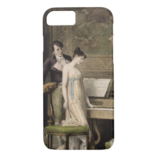 The Duet (mezzotint) Case-Mate iPhone Case (Achterkant)