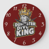 The Dumpster Dive Kings Crest Grote Klok (Voorkant)