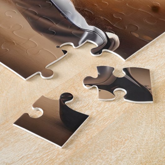 The Dust-Cloud Showdown: een pitcher's fury Legpuzzel (Zijkant)