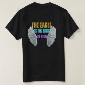 The Eagle King Graphic T-Shirt – Vetgedrukte adela (Design achterkant)