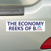 The Economy Reeks Bumpersticker (Op auto)