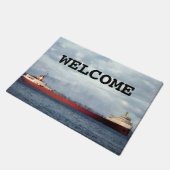 The Edmund Fitzgerald on the St. Clair River Deurmat (Schuin)