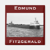 The Edmund Fitzgerald on the St. Clair River Magneet (Voorkant)